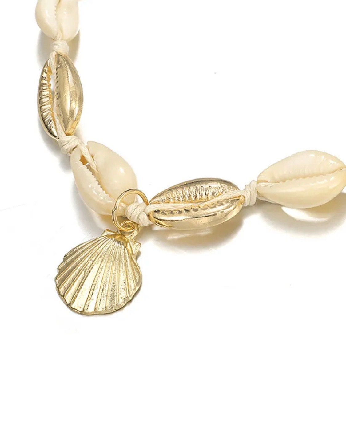 Shell Charm Anklet