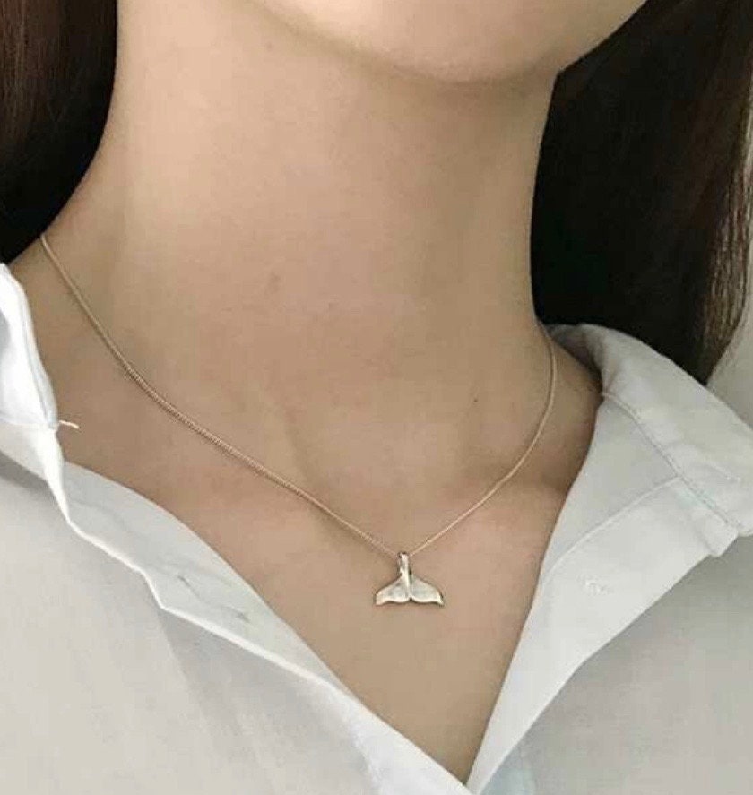 Mermaid Necklace in Silver