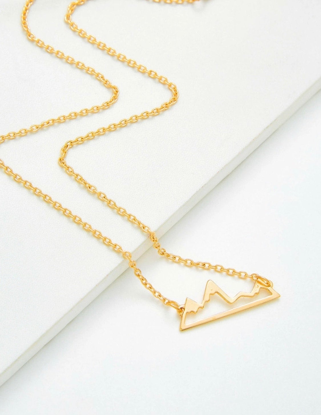 Adventure Seeker Necklace, Adventure Seeker Jewelry, Gift for Adventure Seeker, Mountains Necklace, Mountains Jewelry, Mountain Lover Gift