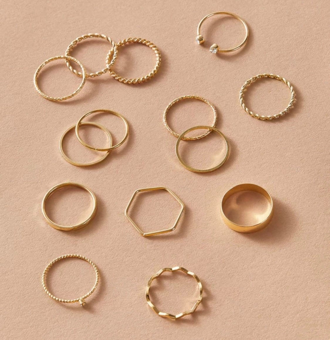 Dainty Gold Rings - Stackable Gold Rings - Beachlifejewelryco