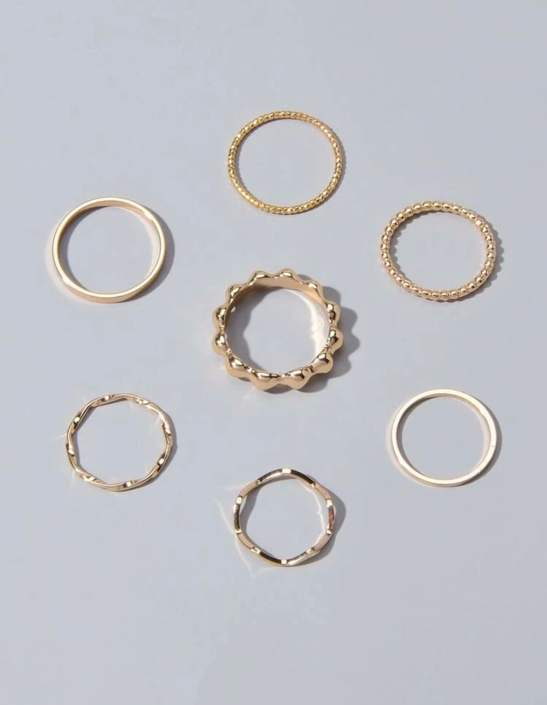 Gold Minimalist Ring Set - Everyday Rings - Beachlifejewelryco