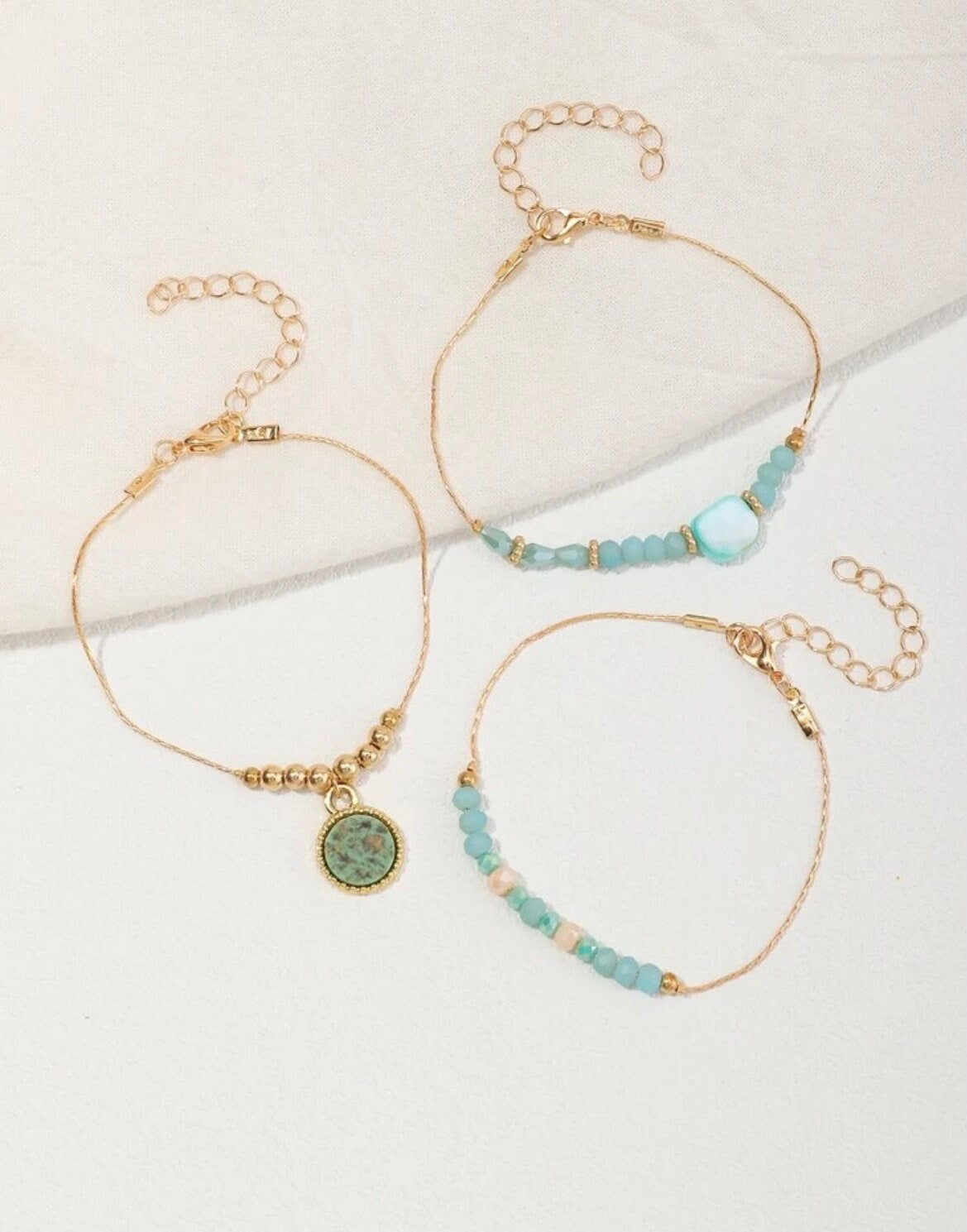 Caribbean-Inspired Jewelry - Beaded Bracelet Set - Beachlifejewelryco