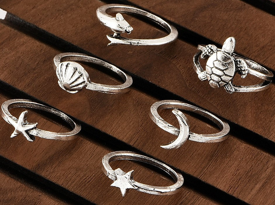 Beach Rings - Summer Jewelry - Beachlifejewelryco