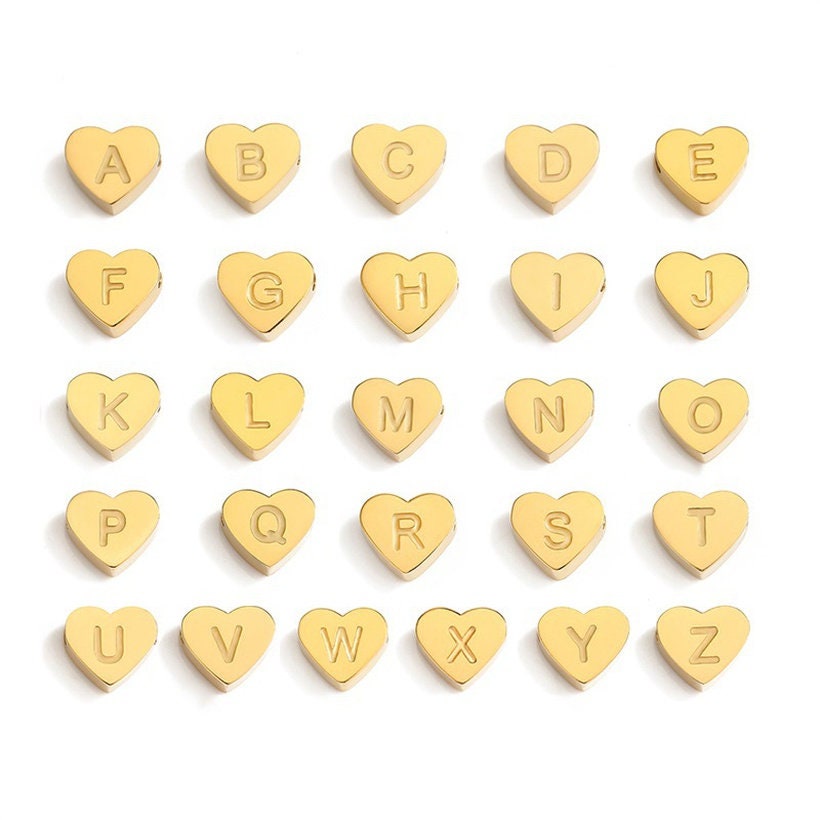 Tiny Initial Heart Necklace, Personalized Heart Charm Necklace, Personalized Gift For Her, Meaningful Gift For Her, Personalized Jewelry