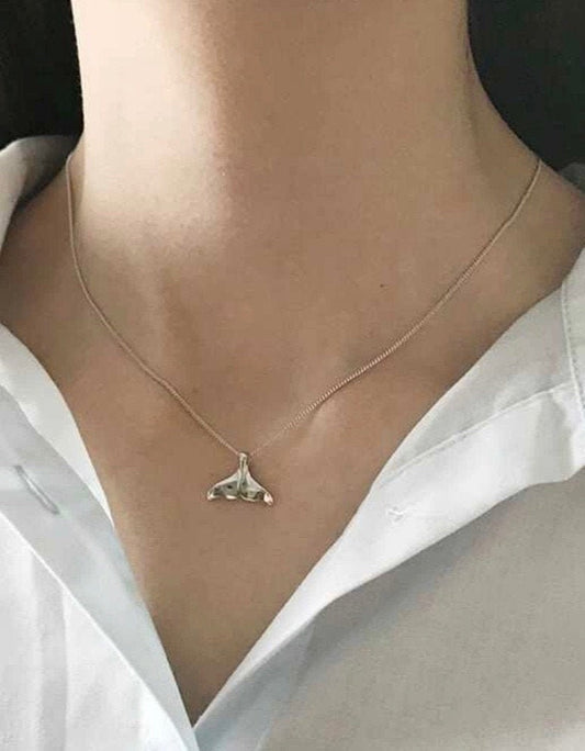 Mermaid Necklace in Silver