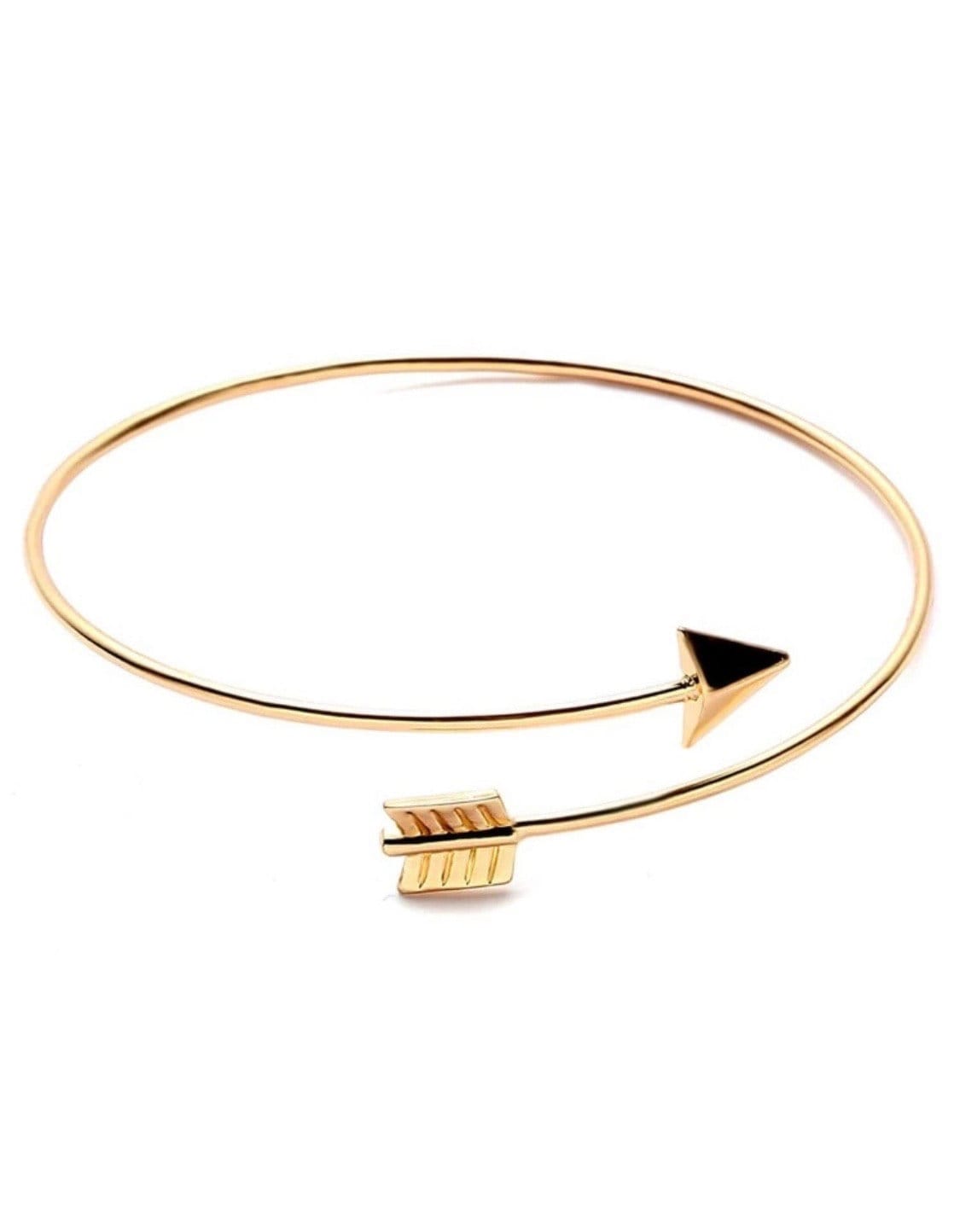 Gold Arrow Bangle Bracelet, Gold Arrow Jewelry, Gold Arrow Bracelet, Gold Wrap Bangle, Gold Arrow Bangle, Valentines Day Gift Jewelry