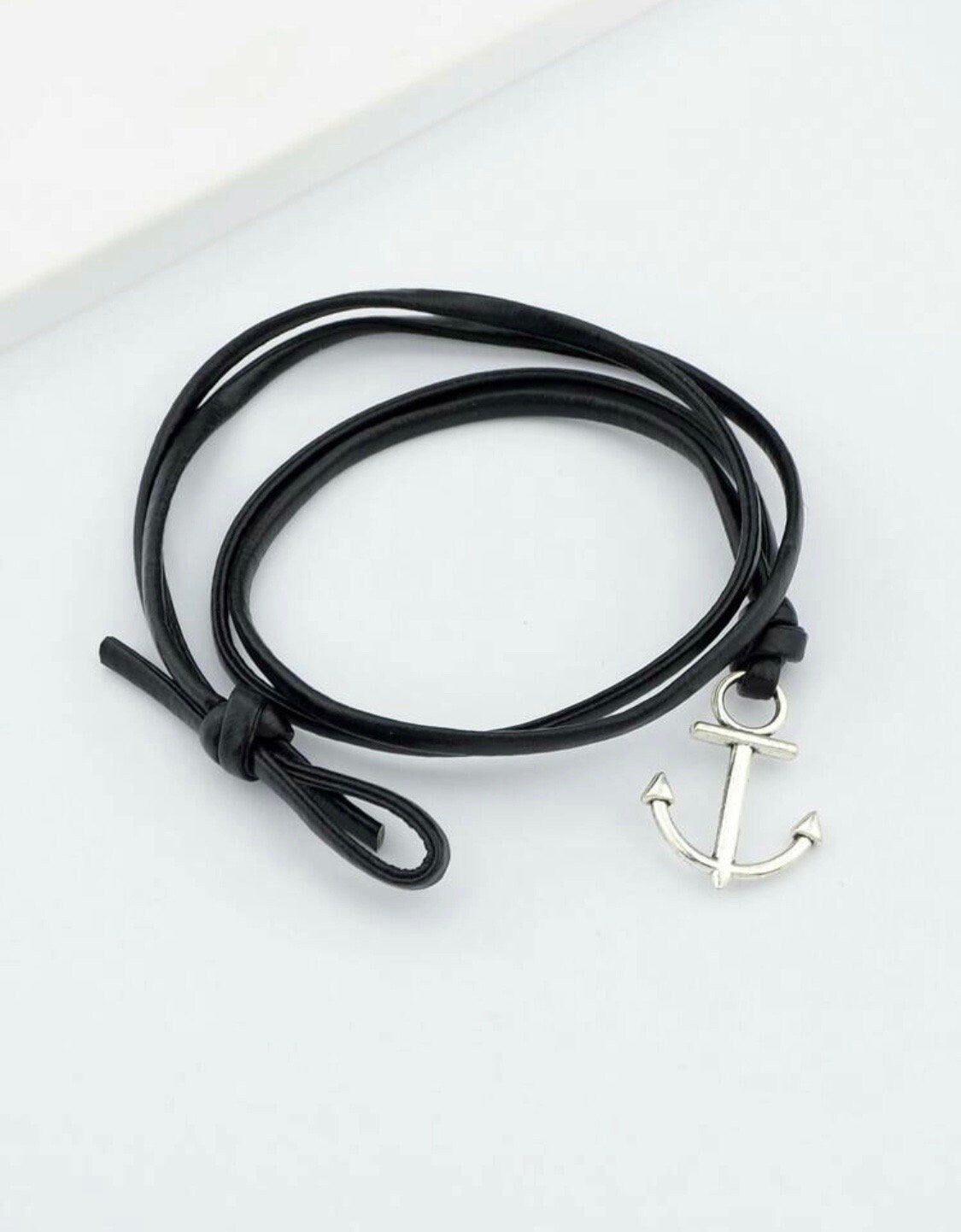 Men's Nautical Leather Bracelet