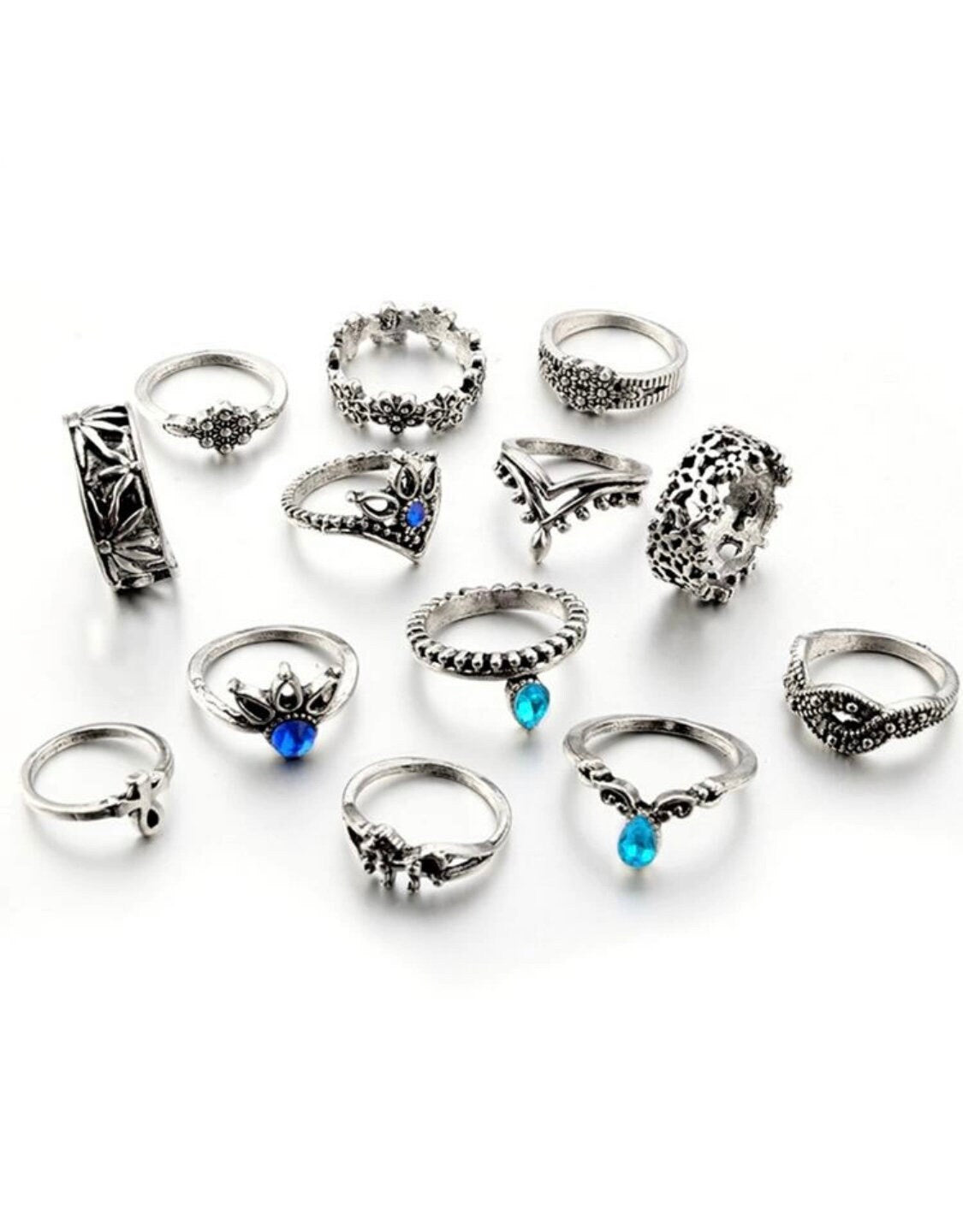 Unicorn Ring Set - Stackable Rings - Beachlifejewelryco