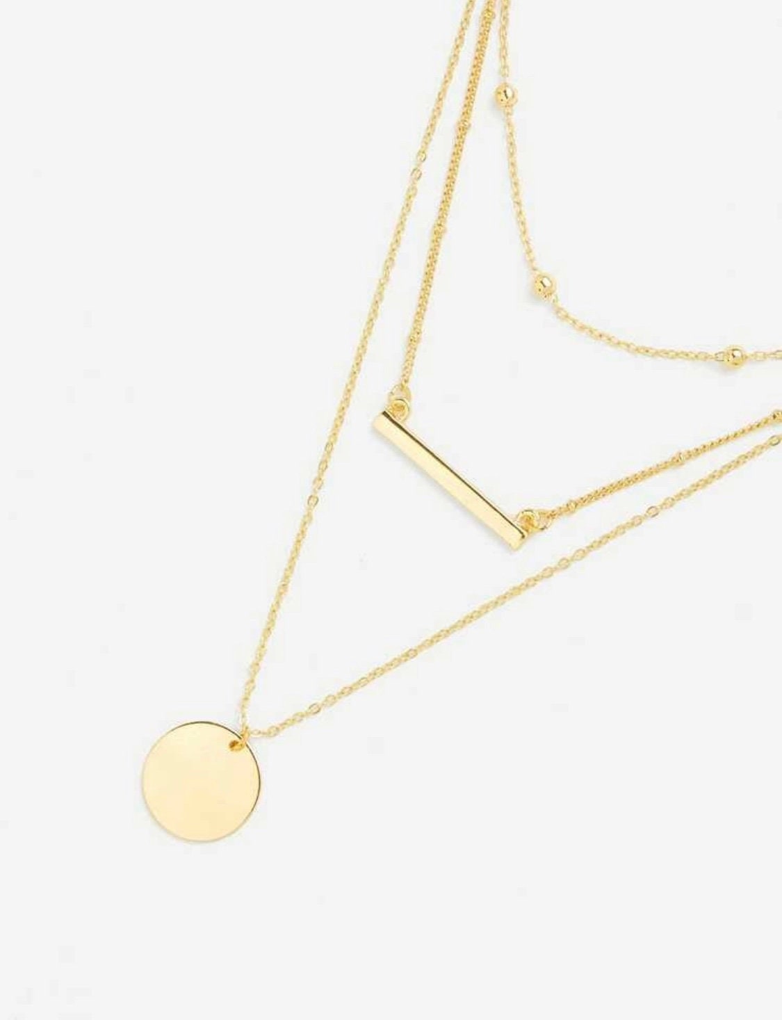 Gold Layered Necklace, Most Popular Layered Necklace, Best Selling Layered Necklace, Favorite Layered Necklace, Best Jewelry Gift, Her Gift