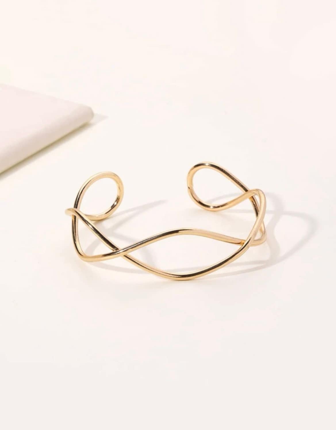 Minimalist Gold Cuff Bracelet - Gold Bangle Bracelet - Beachlifejewelryco